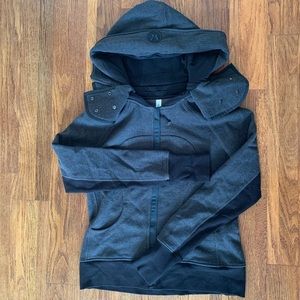 Lululemon Scuba Hoodie with removable hood size 12